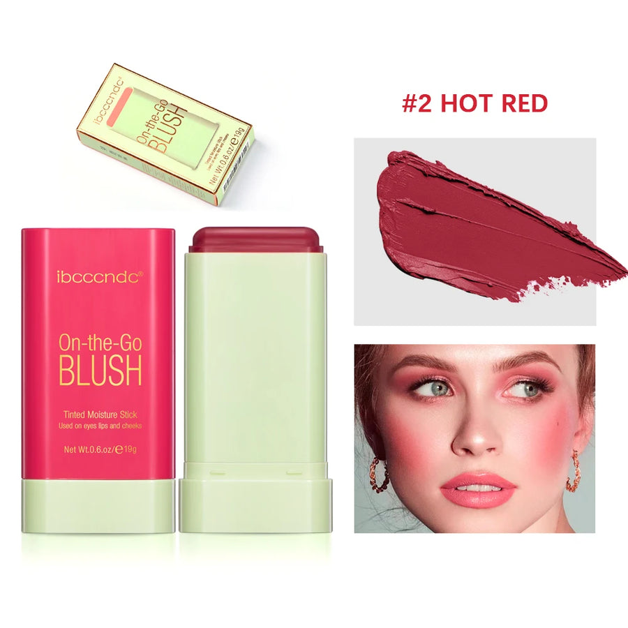 On-The-Glow Blush Stick – Creamy Multi-Use Glow for Cheeks, Lips, Eyes - Beauty Unstoppable Blush