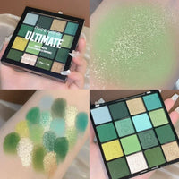 ULTIMATE 16-Color Eyeshadow Palette - Matte, Glitter & Pearlescent Shimmer