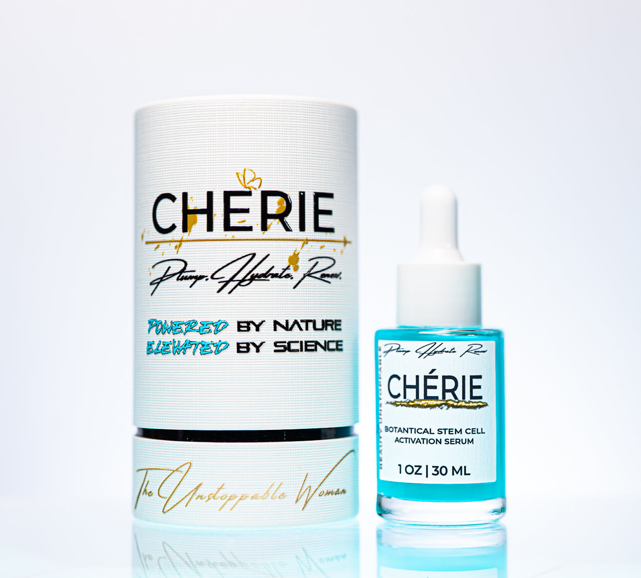 CHERIE - Botanical Stem-Cell Activation Serum - Beauty Unstoppable Anti-Aging Serum