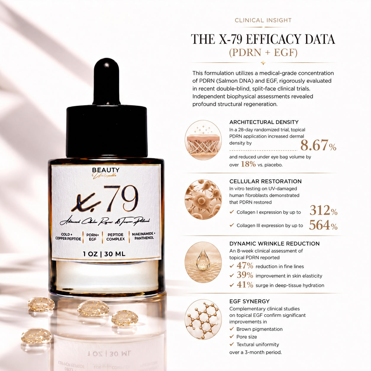 X. 79 - PDRN & EGF Gold Serum — view 4