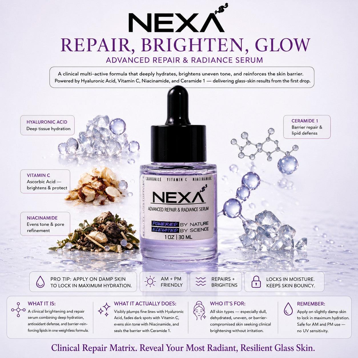 Nexa – Advanced Repair & Radiance Serum — view 4